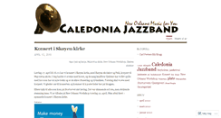 Desktop Screenshot of caledoniajazzband.wordpress.com