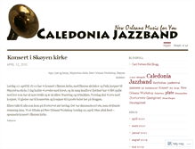 Tablet Screenshot of caledoniajazzband.wordpress.com