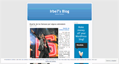 Desktop Screenshot of irbe7.wordpress.com