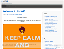 Tablet Screenshot of hell0it.wordpress.com