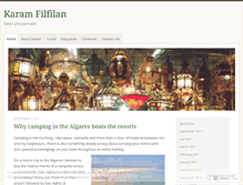 Tablet Screenshot of karamfilfilan.wordpress.com