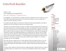 Tablet Screenshot of ctrambler.wordpress.com