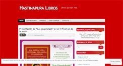 Desktop Screenshot of hastinapuralibros.wordpress.com