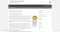 Desktop Screenshot of cheapherbalincenseforsale.wordpress.com