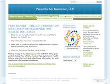 Tablet Screenshot of prescribemeinsurance.wordpress.com