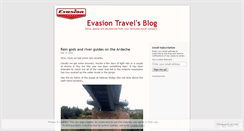 Desktop Screenshot of evasiontravel.wordpress.com