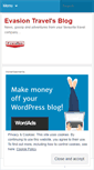 Mobile Screenshot of evasiontravel.wordpress.com