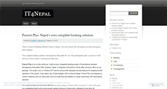 Desktop Screenshot of it4nepal.wordpress.com