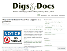 Tablet Screenshot of digsanddocs.wordpress.com