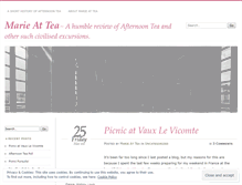 Tablet Screenshot of marieattea.wordpress.com