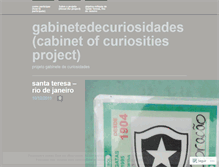 Tablet Screenshot of gabinetedecuriosidadesdotwordpressdotcom.wordpress.com