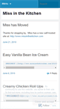 Mobile Screenshot of missinthekitchen.wordpress.com