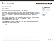 Tablet Screenshot of jonnylygdman.wordpress.com