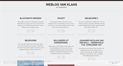 Desktop Screenshot of klaasjansen.wordpress.com