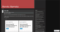 Desktop Screenshot of benitobarreto.wordpress.com