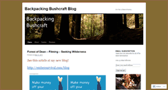 Desktop Screenshot of bushcraftbits.wordpress.com