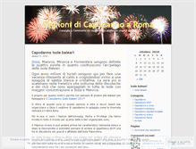 Tablet Screenshot of capodannoitalia.wordpress.com