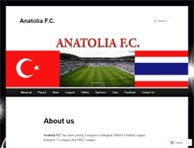 Tablet Screenshot of anatoliafc.wordpress.com