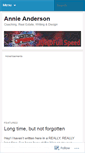 Mobile Screenshot of annieanderson.wordpress.com