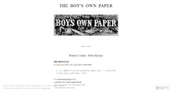 Desktop Screenshot of mildcolonialboy.wordpress.com
