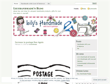 Tablet Screenshot of lilyhandmade.wordpress.com