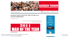 Desktop Screenshot of gonzotown.wordpress.com