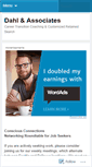Mobile Screenshot of dahlassociates.wordpress.com