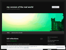 Tablet Screenshot of myversionoftherealworld.wordpress.com