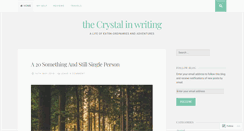 Desktop Screenshot of crystalinwriting.wordpress.com