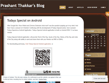 Tablet Screenshot of ppandhi.wordpress.com