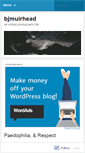 Mobile Screenshot of bjmuirhead.wordpress.com