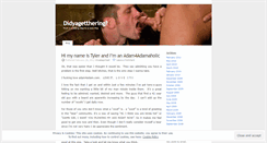 Desktop Screenshot of didyagetthering.wordpress.com