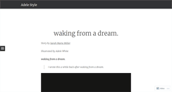Desktop Screenshot of adelestyle.wordpress.com