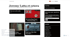 Desktop Screenshot of jeremylatta.wordpress.com