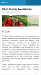 Mobile Screenshot of clubcocleaventuras.wordpress.com