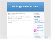 Tablet Screenshot of perfektionist.wordpress.com