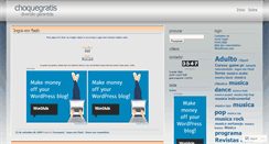 Desktop Screenshot of choquegratis.wordpress.com