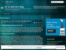 Tablet Screenshot of linhchido.wordpress.com