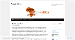 Desktop Screenshot of nexusafrica.wordpress.com