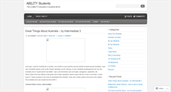 Desktop Screenshot of abilityeducation.wordpress.com