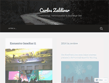 Tablet Screenshot of carloszaldivar.wordpress.com