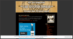 Desktop Screenshot of larpadventureprogram.wordpress.com