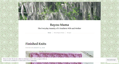 Desktop Screenshot of bayoumama.wordpress.com