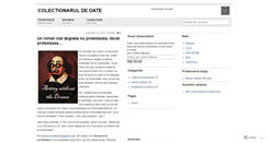 Desktop Screenshot of colectionaruldedate.wordpress.com