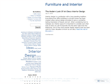 Tablet Screenshot of furnitureandinterior.wordpress.com