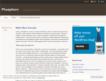 Tablet Screenshot of phosphoro.wordpress.com