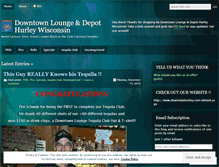 Tablet Screenshot of downtownlounge.wordpress.com