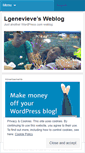 Mobile Screenshot of lgenevieve.wordpress.com