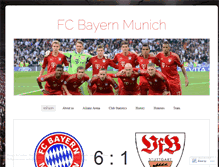 Tablet Screenshot of ilovefcbayern.wordpress.com