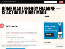 Tablet Screenshot of homemadeenergyoi43.wordpress.com